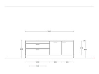 Häcker concept130 topsoft kristalwit mat eiland keuken opstelling - afbeelding 17 van  27