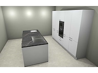 Häcker concept130 topsoft kristalwit mat eiland keuken opstelling - afbeelding 24 van  29