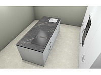 Häcker concept130 topsoft kristalwit mat eiland keuken opstelling - afbeelding 12 van  13