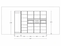 Häcker concept130 topsoft mat lak grafiet eiland keuken - afbeelding 10 van  26