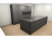 Häcker concept130 topsoft mat lak grafiet eiland keuken - afbeelding 21 van  26