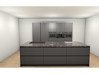 Häcker concept130 topsoft mat lak grafiet eiland keuken - afbeelding 2 van  26