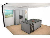 Häcker concept130 topsoft mat parelgrijs lak eiland keuken - afbeelding 27 van  33