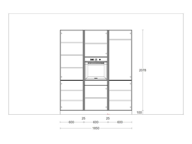Häcker concept130 topsoft mat parelgrijs lak eiland keuken - afbeelding 4 van  30