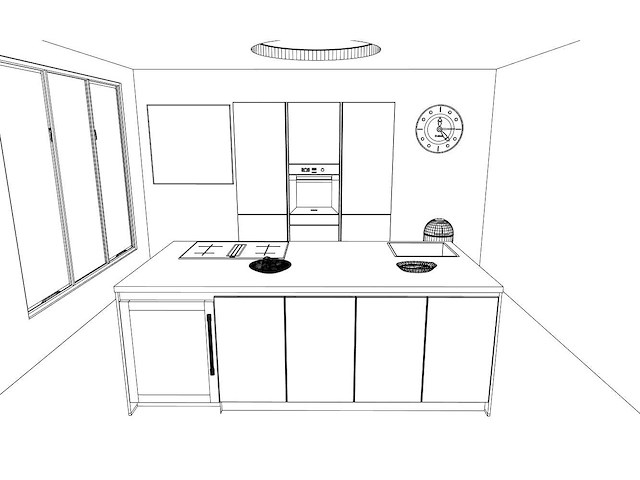 Häcker concept130 topsoft mat parelgrijs lak eiland keuken - afbeelding 6 van  19