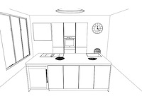 Häcker concept130 topsoft mat parelgrijs lak eiland keuken - afbeelding 6 van  19
