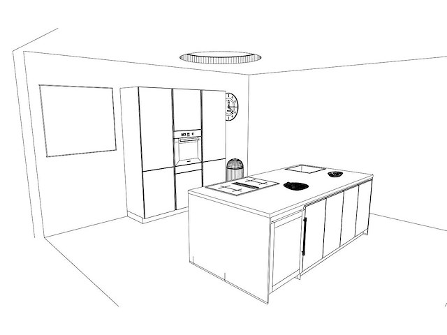 Häcker concept130 topsoft mat parelgrijs lak eiland keuken - afbeelding 9 van  19