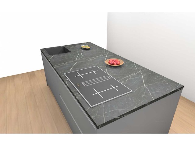 Häcker concept130 topsoft mat parelgrijs lak eiland keuken - afbeelding 19 van  19