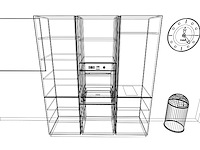 Häcker concept130 topsoft mat parelgrijs lak eiland keuken - afbeelding 3 van  9