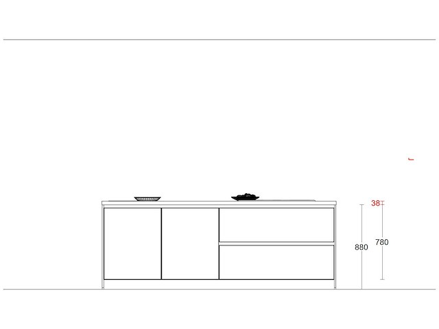 Häcker concept130 topsoft mat parelgrijs lak eiland keuken - afbeelding 5 van  9