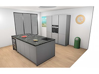 Häcker concept130 topsoft mat parelgrijs lak eiland keuken - afbeelding 8 van  9