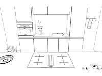 Häcker concept130 topsoft mat satijn lak eiland keuken - afbeelding 3 van  13