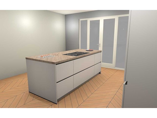 Häcker concept130 topsoft mat satijn lak eiland keuken - afbeelding 7 van  27