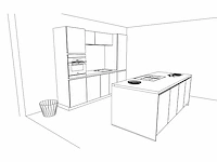 Häcker concept130 topsoft mat satijn lak eiland keuken - afbeelding 18 van  31