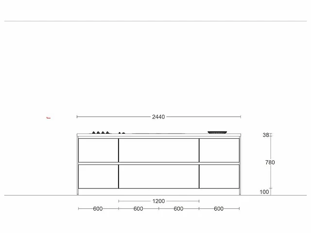 Häcker concept130 topsoft mat satijn lak eiland keuken - afbeelding 9 van  31