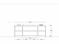 Häcker concept130 topsoft mat satijn lak eiland keuken - afbeelding 9 van  31