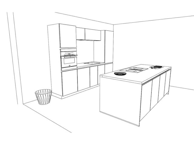 Häcker concept130 topsoft mat satijn lak eiland keuken - afbeelding 11 van  31