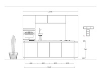Häcker concept130 topsoft mat satijn lak eiland keuken - afbeelding 2 van  18
