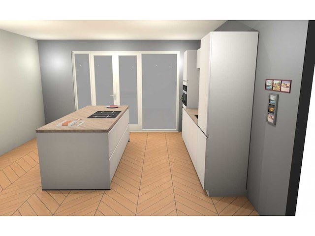 Häcker concept130 topsoft mat satijn lak eiland keuken - afbeelding 16 van  18