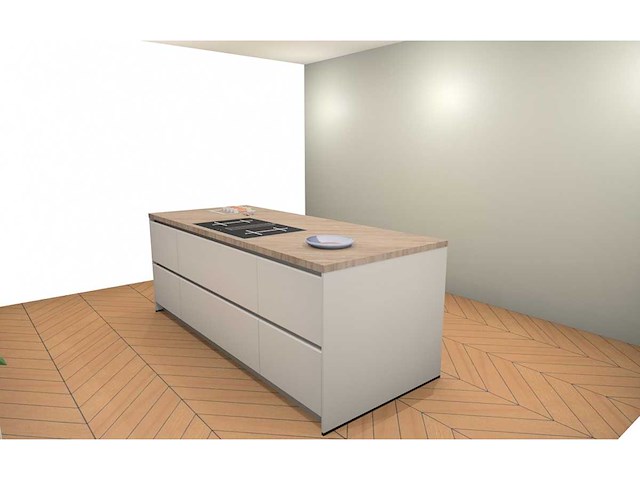 Häcker concept130 topsoft mat satijn lak eiland keuken - afbeelding 18 van  18