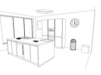 Häcker concept130 topsoft mat wit lak eiland keuken - afbeelding 19 van  31