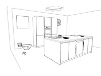 Häcker concept130 topsoft mat wit lak eiland keuken - afbeelding 21 van  31