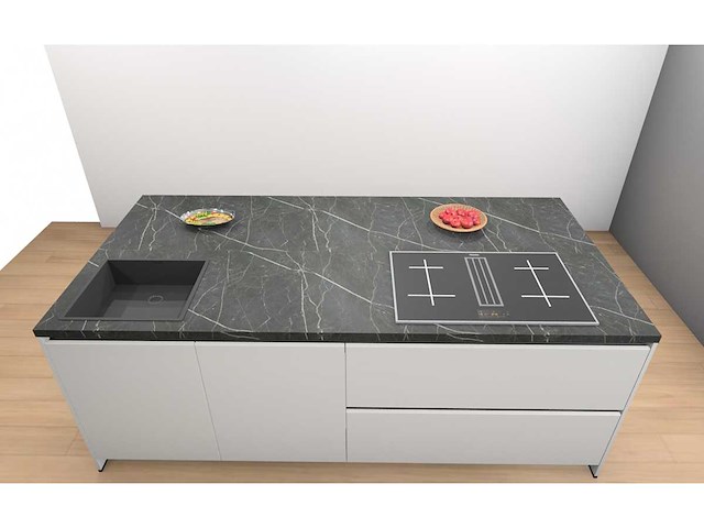 Häcker concept130 topsoft mat wit lak eiland keuken - afbeelding 29 van  31