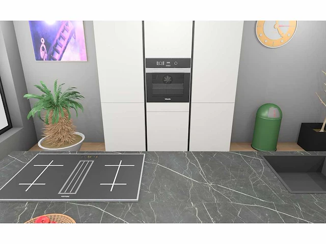 Häcker concept130 topsoft mat wit lak eiland keuken - afbeelding 29 van  31