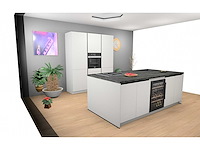 Häcker concept130 topsoft mat wit lak eiland keuken - afbeelding 27 van  31