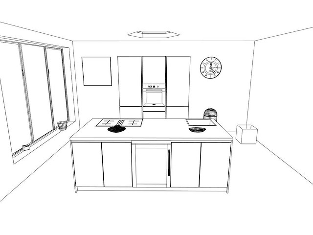 Häcker concept130 topsoft mat wit lak eiland keuken - afbeelding 18 van  31