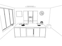 Häcker concept130 topsoft mat wit lak eiland keuken - afbeelding 18 van  31