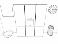 Häcker concept130 topsoft mat wit lak eiland keuken - afbeelding 25 van  31