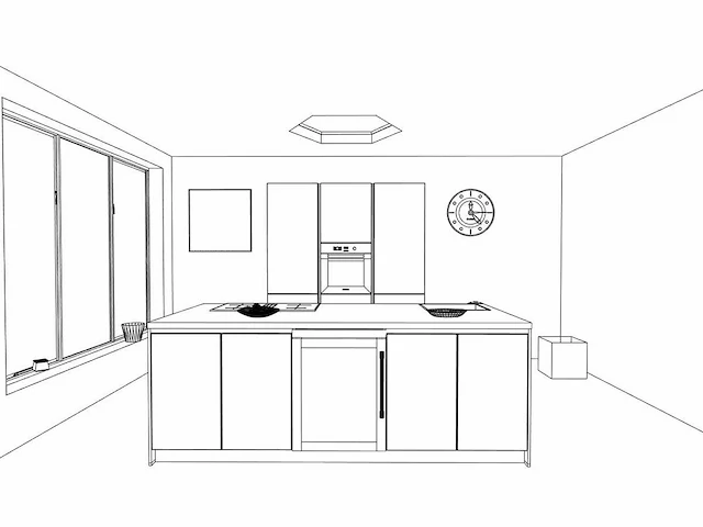 Häcker concept130 topsoft mat wit lak eiland keuken - afbeelding 15 van  31