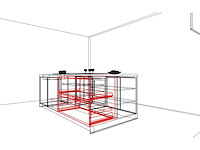 Häcker concept130 topsoft mat zwart lak eiland - afbeelding 9 van  29