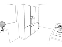 Häcker concept130 topsoft mat zwart lak eiland - afbeelding 9 van  29