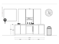 Häcker concept130 topsoft mat zwart lak eiland - afbeelding 11 van  18