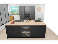 Häcker concept130 topsoft mat zwart lak eiland - afbeelding 12 van  29