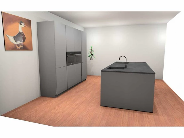 Häcker concept130 topsoft parelgrijs mat eiland keuken - afbeelding 28 van  30