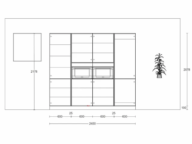 Häcker concept130 topsoft parelgrijs mat eiland keuken - afbeelding 25 van  30