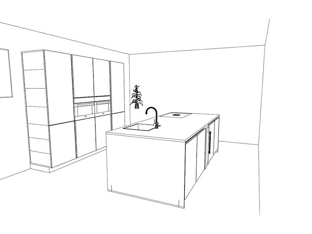 Häcker concept130 topsoft parelgrijs mat eiland keuken - afbeelding 5 van  30