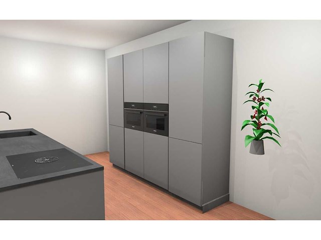 Häcker concept130 topsoft parelgrijs mat eiland keuken - afbeelding 30 van  30