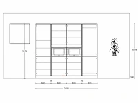 Häcker concept130 topsoft parelgrijs mat eiland keuken - afbeelding 10 van  30