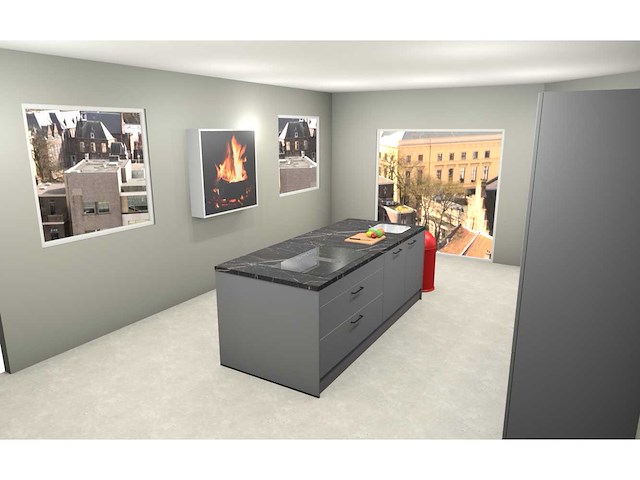 Häcker concept130 topsoft parelgrijs mat eiland - afbeelding 25 van  29