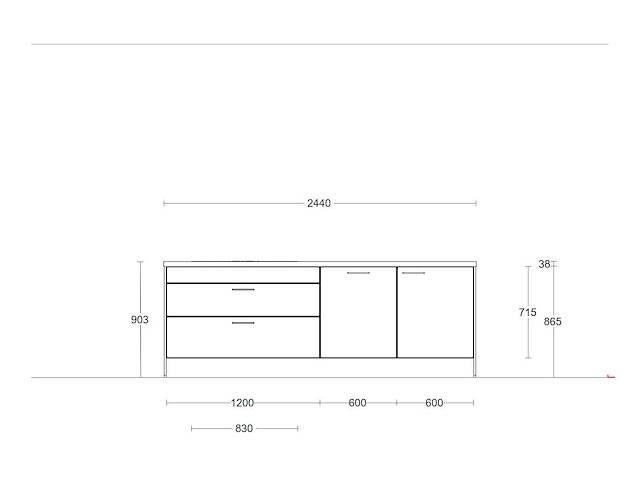Häcker concept130 topsoft parelgrijs mat eiland - afbeelding 16 van  27