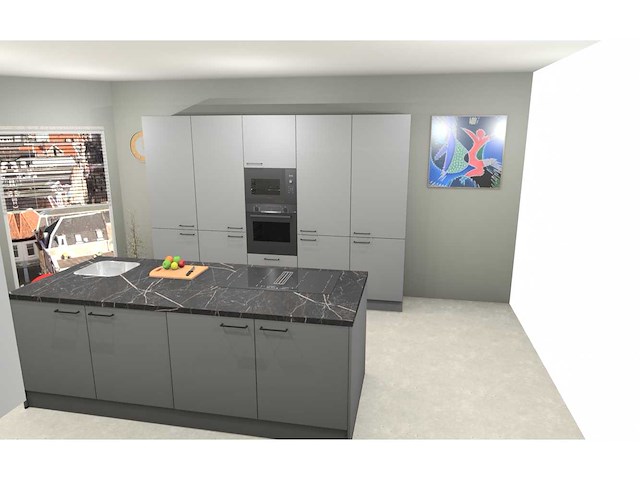 Häcker concept130 topsoft parelgrijs mat eiland - afbeelding 8 van  11