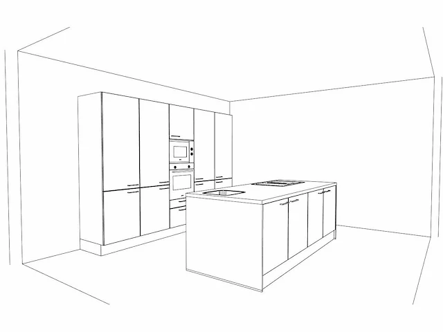 Häcker concept130 topsoft parelgrijs mat eiland - afbeelding 14 van  27