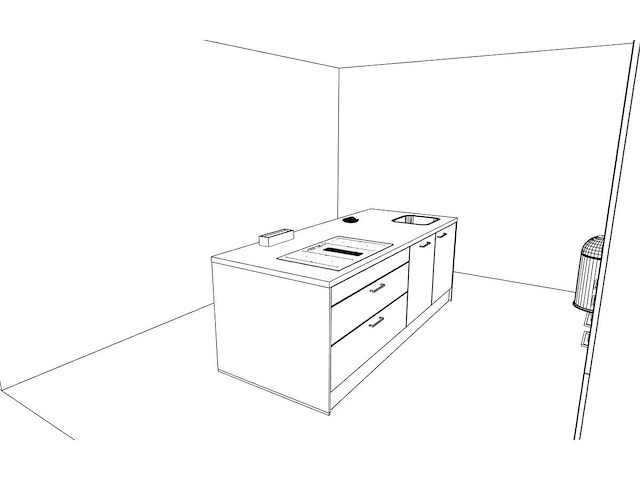 Häcker concept130 topsoft zwart mat eiland - afbeelding 8 van  23