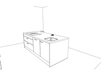 Häcker concept130 topsoft zwart mat eiland - afbeelding 4 van  14