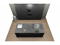 Häcker concept130 topsoft zwart mat eiland - afbeelding 13 van  14