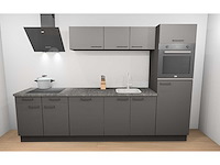 Häcker concept130 uno grafiet mat recht keuken - afbeelding 9 van  23